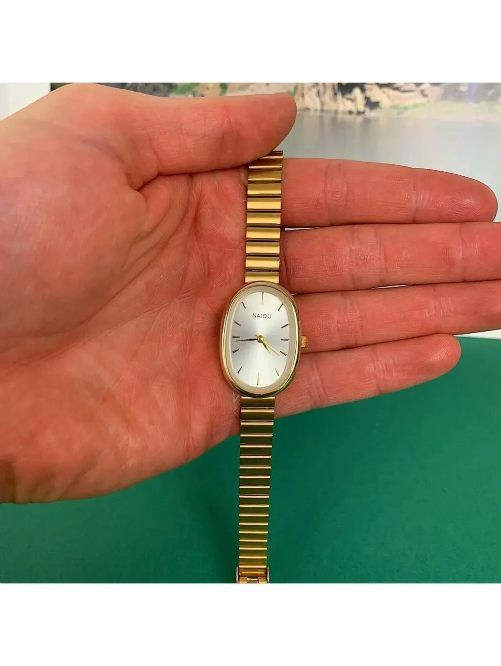 Y2K Style Gold Luxury Classy Sport Watch